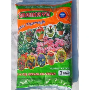 Humus Katkılı Toprak 3 Litre