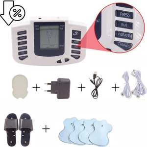 TrendTürk Fizik Tens Masaj Aleti + Terlikli + Elektrotlu