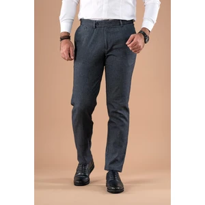 Regular Fit Kışlık Armürlü Gabardin Pantolon