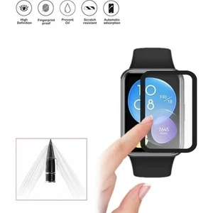 Huawei Watch Fit 2 Uyumlu 5d Ekran Koruyucu Nano Esnek Cam Tam Kaplayan