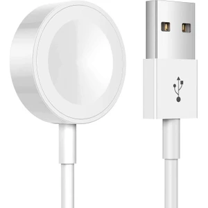 Novstrap Apple Watch Uyumlu Manyetik USB Şarj Kablosu 1 mt Apple Watch 8/7/6/se2/se/5/4/3/2/1 Uyumlu