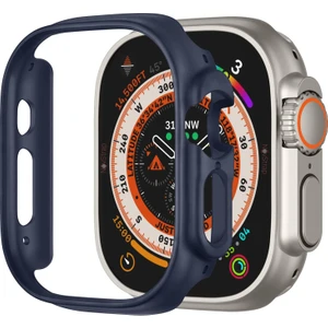 Novstrap Apple Watch Ultra 49MM Uyumlu Kılıf Apple Watch Ultra Kasa Koruyucu Sert Pc