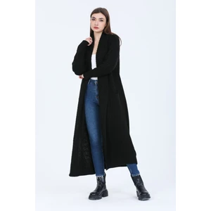 Kadın Uzun  Çift Cepli Hırka