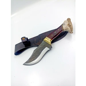 Özel Geyik Boynuzu ve Paduk Kabzeli Doğa Doğa Bıçagı