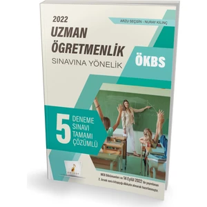 Pelikan Yayınları Ökbs Uzman Öğretmenlik Sınavına Yönelik Tamamı Çözümlü 5 Deneme Sınavı