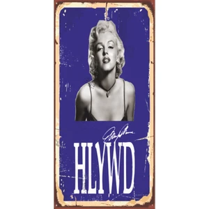 Hayat Poster Myron Monroe (10 cm x 20 Cm) Mini Retro Ahşap Poster