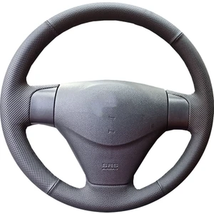 İskender Oto Aksesuar Direksiyon Klıfı Hyundai Era Getz 2008  - 2011 Sport Siyah Dikişli Detay deri direksiyon