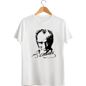Atatürk Baskılı Tişört Atatürk T-Shirt