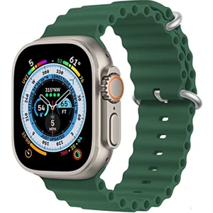 Apple Watch 7 45MM Kordon Kayış Ocean Silikon