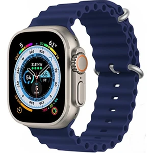 Apple Watch 7 45MM Kordon Kayış Ocean Silikon