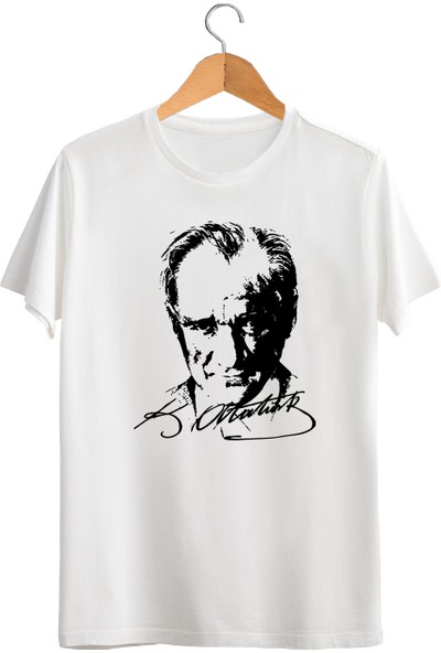 BYVOL Atatürk Baskılı Tişört Atatürk T-Shirt
