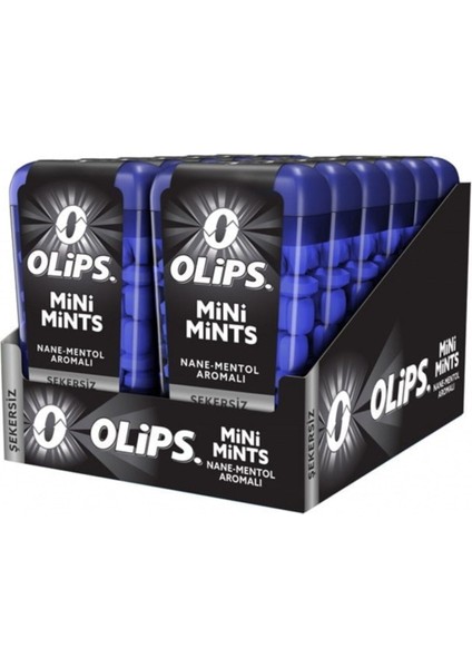 Mini Mints Nane Mentol Aromalı Şeker 12,5  gr 12 Adet