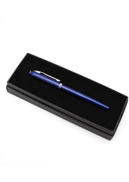 Gümüş Renk Detaylı Lacivert Dolma Kalem Kartuşsuz fiyatları