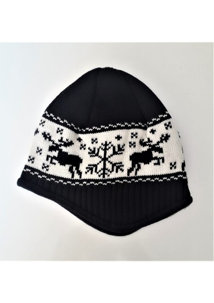 Içi Polarlı Kulaklı Siyah Bere Kulaklı Bere fırsatları