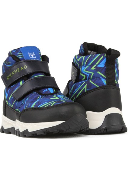 Suni Deri Mavi Kız Çocuk Kar Botu BUCK4183 Snowshell modelleri