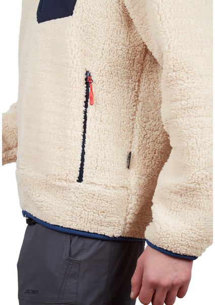 Plus Teddy Erkek Krem Polar Ceket (AL600506-EKR)