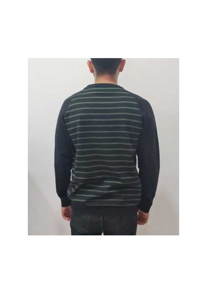 Erkek Sweat Reglan Kollu Siyah WK25384