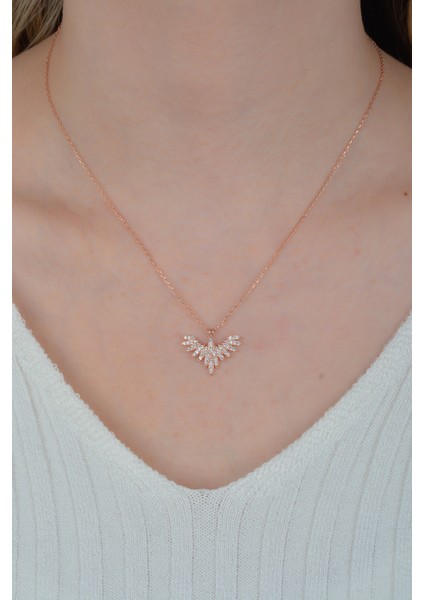 925 Ayar Gümüş Kadın Anka Kuşu Kolye