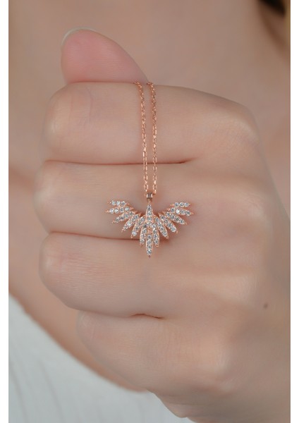 925 Ayar Gümüş Kadın Anka Kuşu Kolye modelleri