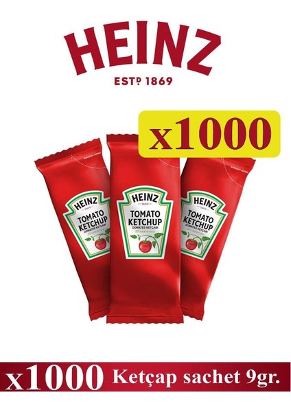 Ketçap Sachet 1000 x 9 gr