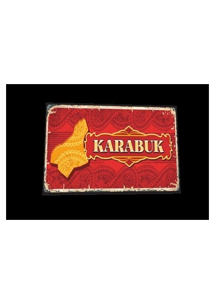Karabük Şehir Posterleri Retro Ahşap Poster fiyatları