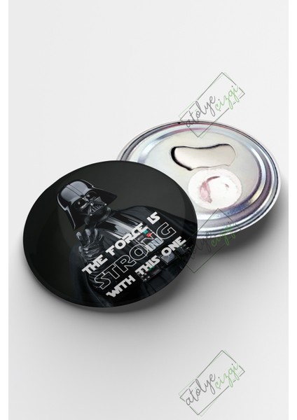 Atölye Çizgi Star Wars Darth Vader Magnet Açacak 58MM