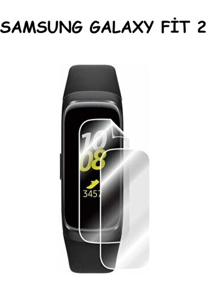 Samsung Galaxy Fit 2, (2 Adet) Ekran Koruyucu Nano Jelatin