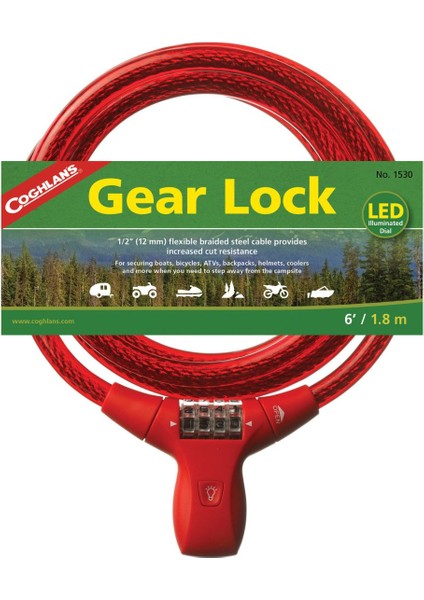 Coghlans Şifreli Kordon Kilit