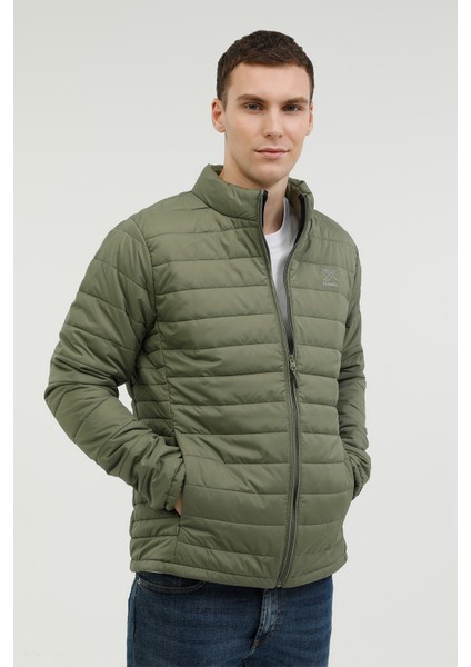 M-Basıc Man Padded Coat 2Pr Haki Erkek Mont