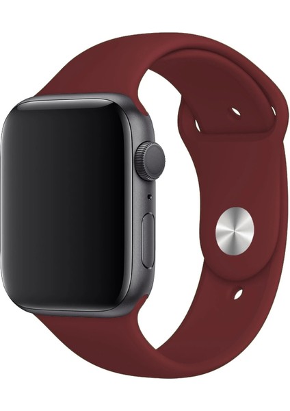 Apple Watch Uyumlu 3 4 5 6 7 8 Se Delikli 38 40 41MM Spor Slikon Kordon Kayış Bileklik modelleri