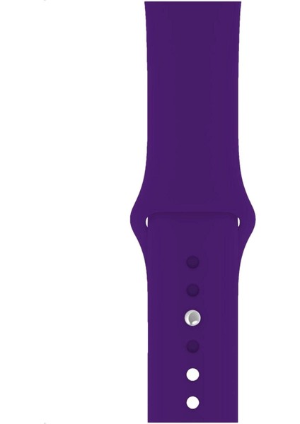 Apple Watch Uyumlu 3 4 5 6 7 8 Se Delikli 42 44 45MM Kordon Kayış Bileklik Klasik Silikon