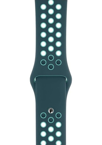 Apple Watch Uyumlu Delikli 42-44-45 mm Bileklik Spor Band Delikli Kordon T500 Dt T700S