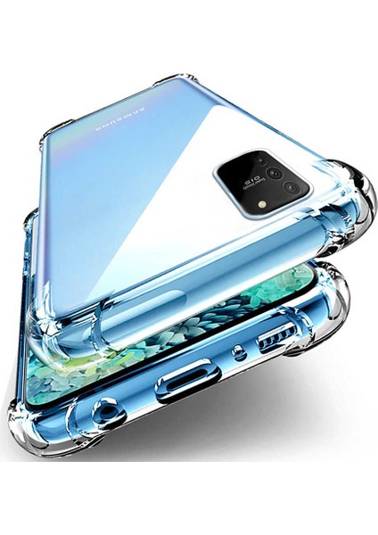 Samsung Galaxy A91 (S10 Lite) Şeffaf Kamera Korumalı Darbe Emici Telefon Kılıfı modelleri