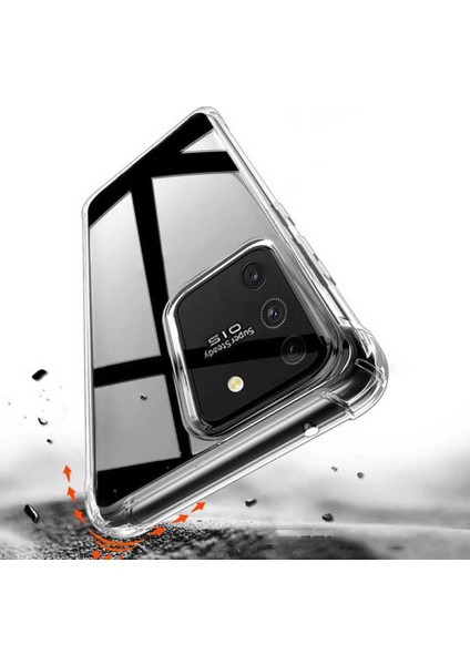 Samsung Galaxy A91 (S10 Lite) Şeffaf Kamera Korumalı Darbe Emici Telefon Kılıfı fırsatları