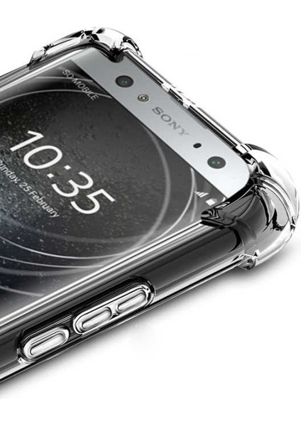 Sony Xperi Xa2 Şeffaf Kamera Korumalı Darbe Emici Telefon Kılıfı fiyatları