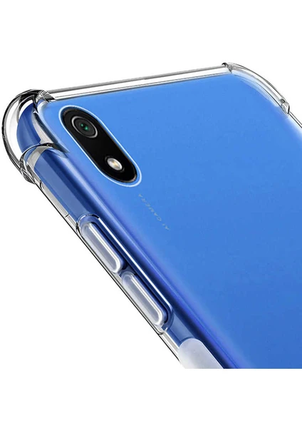 Kip GSM Xiaomi Redmi 7A Şeffaf Kamera Korumalı Darbe Emici Telefon Kılıfı