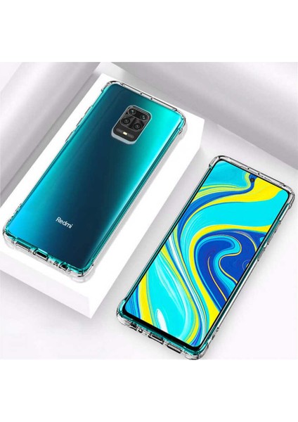 Xiaomi Redmi Note 9 Şeffaf Kamera Korumalı Darbe Emici Telefon Kılıfı