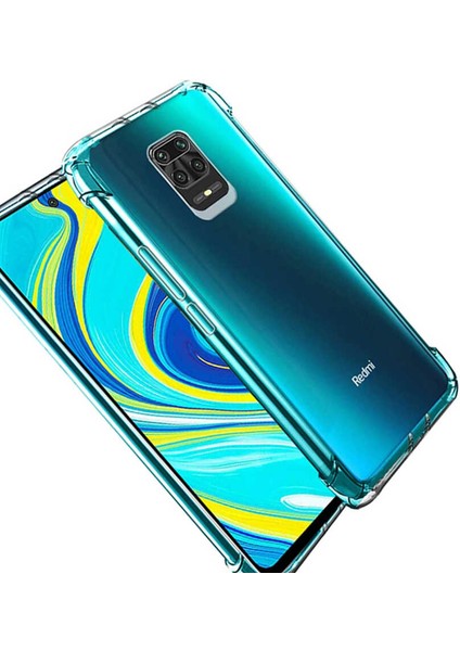 Xiaomi Redmi Note 9 Şeffaf Kamera Korumalı Darbe Emici Telefon Kılıfı