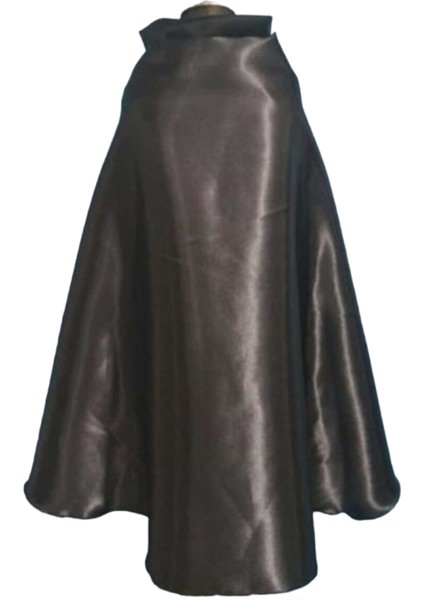 10 Kasım Baskısız Düz Siyah Pelerin 3-14 Yaş