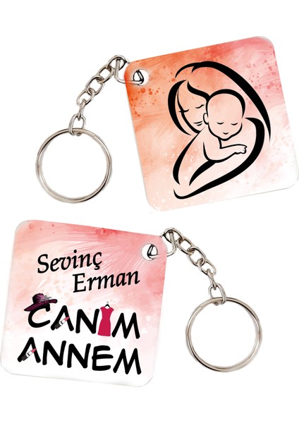 Canım Annem Isimli Anahtarlık