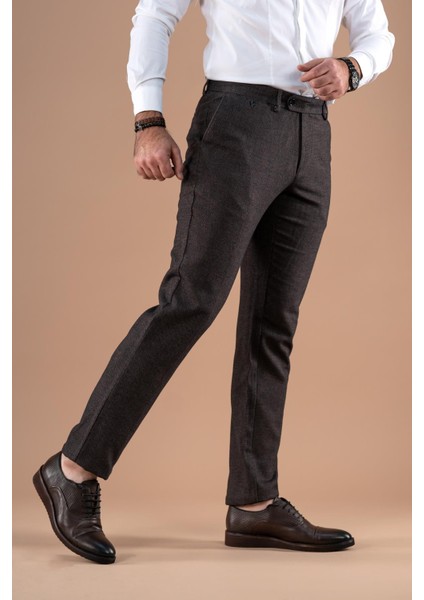 Regular Fit Kışlık Armürlü Gabardin Pantolon modelleri