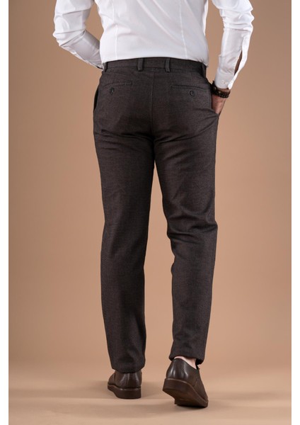 Regular Fit Kışlık Armürlü Gabardin Pantolon fırsatları