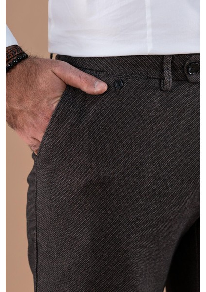 Regular Fit Kışlık Armürlü Gabardin Pantolon indirimleri