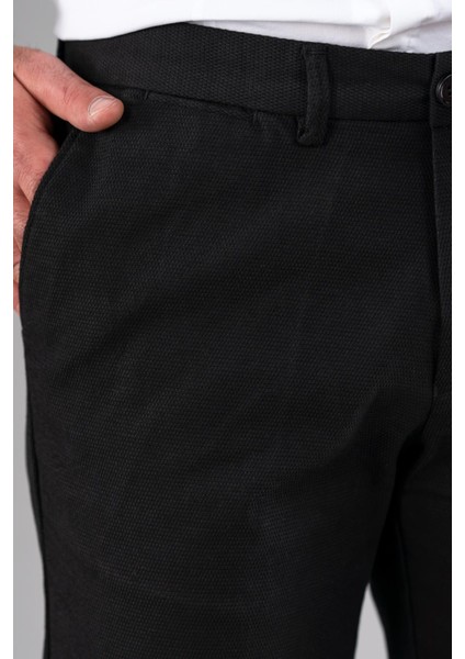 Regular Fit Kışlık Armürlü Gabardin Pantolon