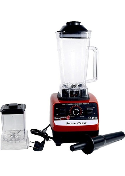 Silver Cresto Model - Bar Blender - Buz Kırıcı 2 Litre