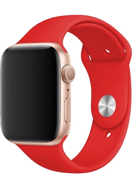 Apple Watch Uyumlu 2 3 4 5 6 7 Se Delikli 42 44 45MM Spor Slikon Kordon Kayış Bileklik indirimleri
