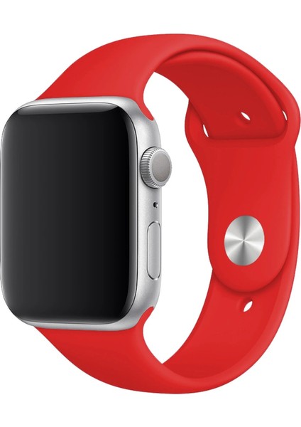 Apple Watch Uyumlu 3 4 5 6 7 8 Se Delikli 42 44 45MM Spor Slikon Kordon Kayış Bileklik fırsatları