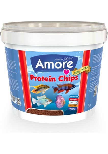 Protein Pro Chips Malawi Cichlid 2400GR Ciklet Kova Akvaryum Balık Yemi