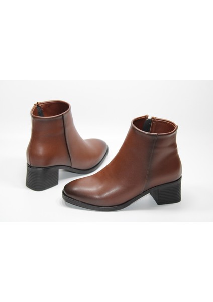 Kaymaz Kauçuk Taban Fermuarlı Kadın Topuklu Bot fiyatları