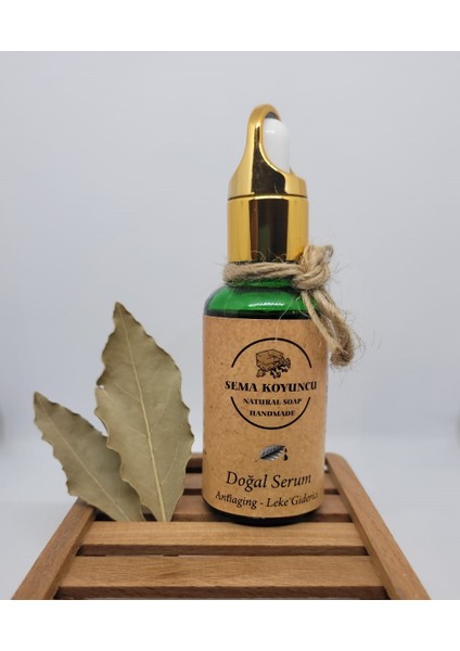 Doğal Vegan ve El Yapımı Antiaging(Yaşlanma karşıtı) Yağ Karışımı Serum 1 Adet ve 30 ml
